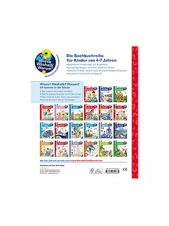 RAVENSBURGER | Buch - Wieso Weshalb Warum - Ich komme in die Schule, Doris Rübel | 